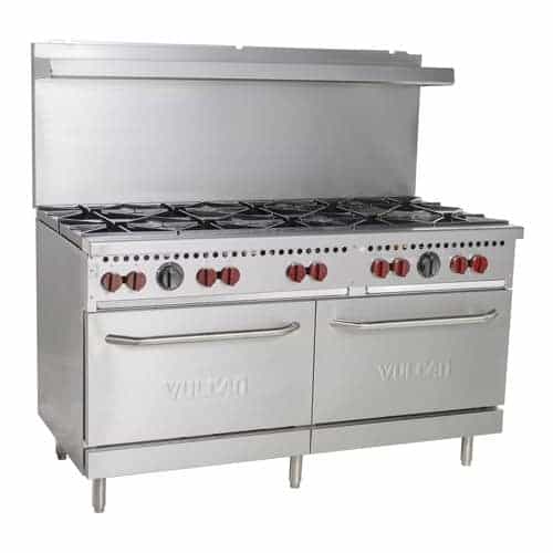 Commercial 10-Burner Gas Cooker with Double Oven ? Vulcan SX60-10B