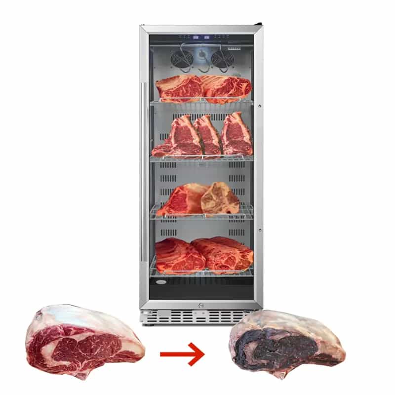 Commercial One Glass Door Dry Aging Refrigerator ? MD-400