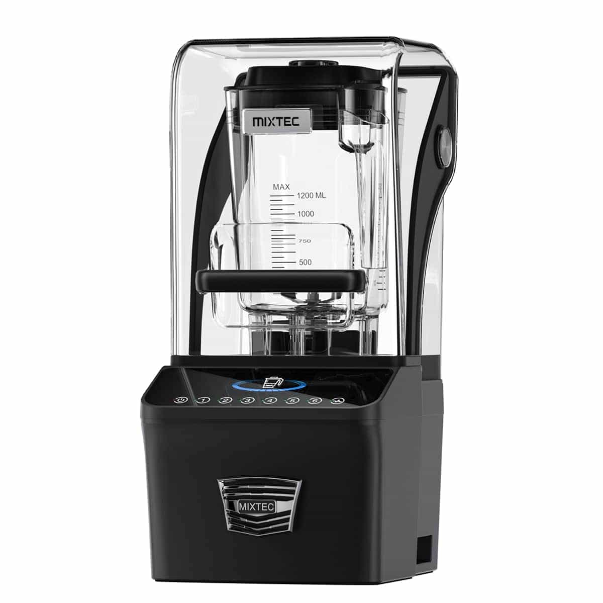 Commercial Blender mixer with sound proof cover.