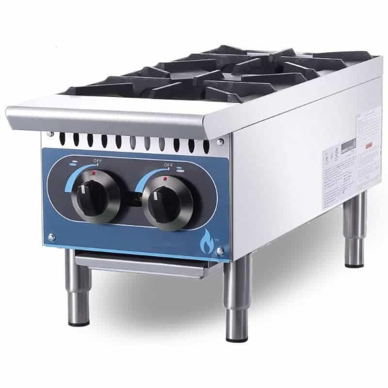 Commercial Gas Cooker FH-12 ? 2 Burner Table Top (American Burners)