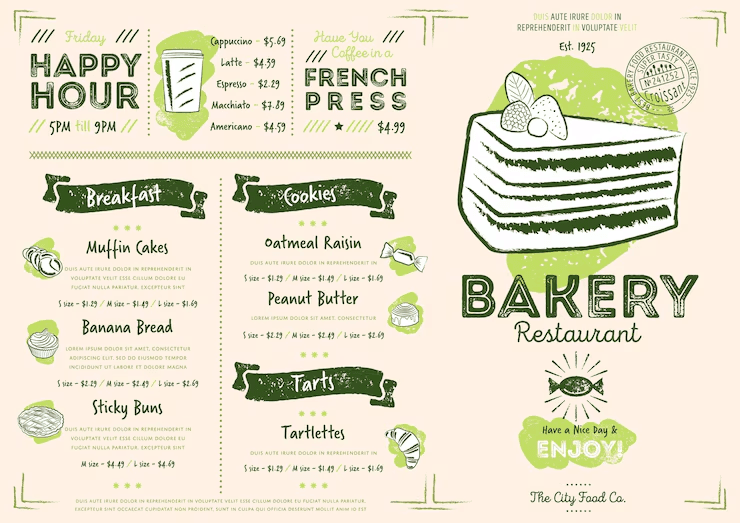 Bakery Menu Design Dubai Trends: Margins, Production & How to Design